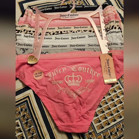 7 Pack Juicy Couture Panty Set - Picture 1 of 5